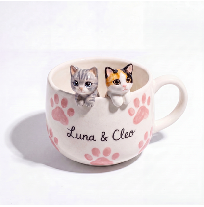 Handmade Custom Pet Figurine Mug