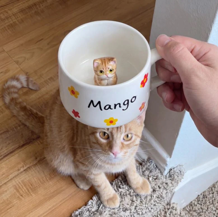 Handmade Custom Pet Figurine Mug